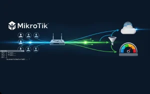 محدودیت سرعت گروهی به کاربران MikroTik با Queue