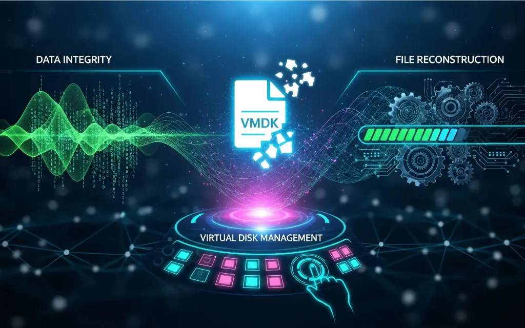 بازیابی فایل VMDK Descriptor