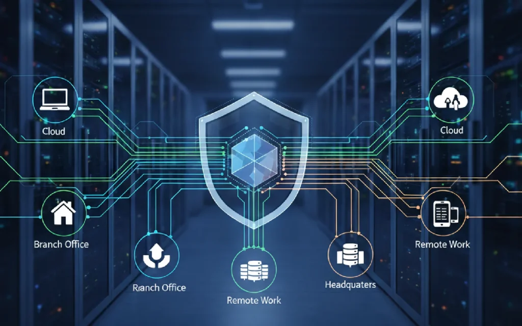 راه‌ اندازی شبکه SD-WAN