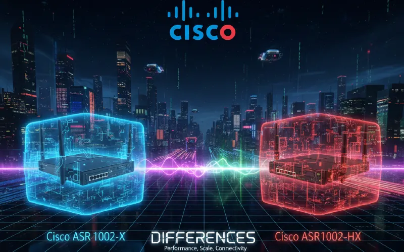 تفاوت های Cisco ASR1002-X و Cisco ASR1002-HX